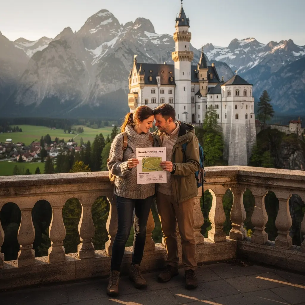 Blick auf eine idyllische deutsche Stadt mit historischen Gebäuden und charmanten Straßen.