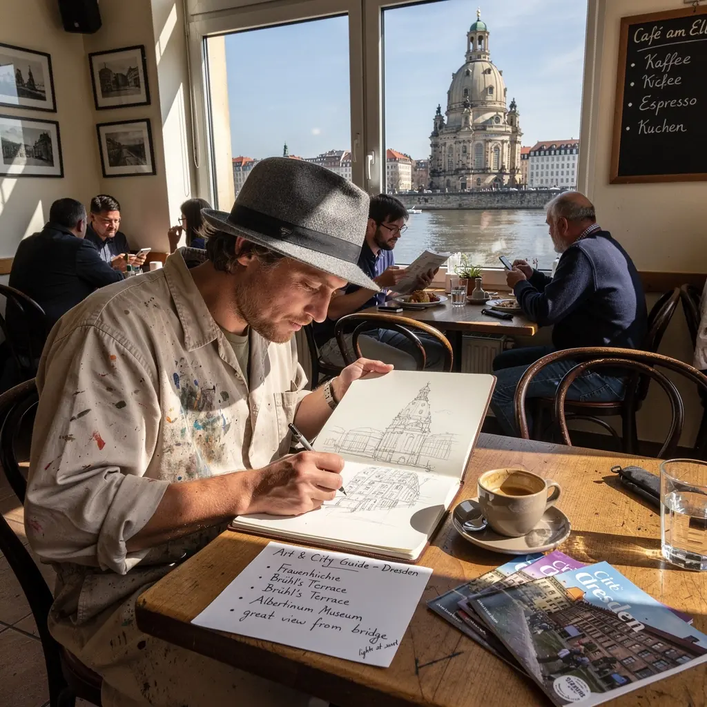 Eine malerische Landstraße mit grünen Hügeln und Bäumen im Hintergrund.